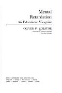 Cover for Mental retardation: an educational viewpoint
