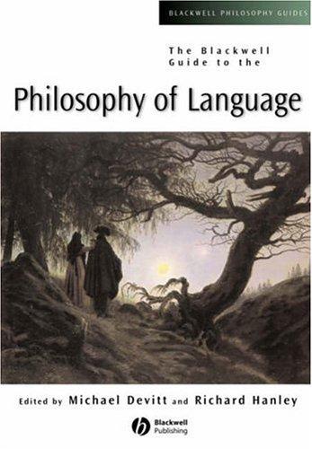 Cover for The Blackwell guide to the philosophy of language