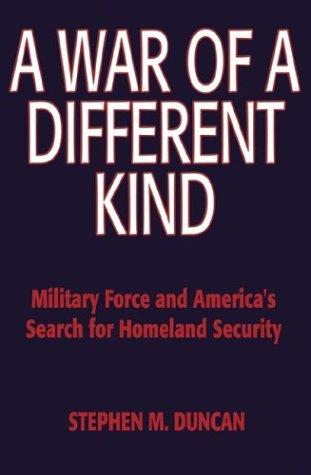 Cover for A War of a Different Kind
