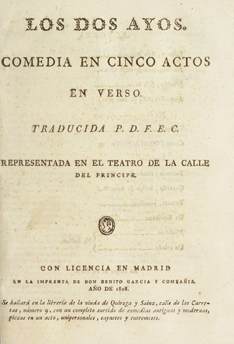 Cover for Los dos ayos