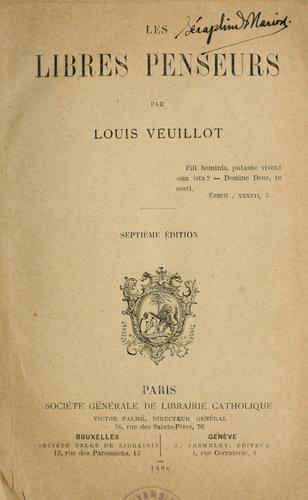Cover for Les libres penseurs