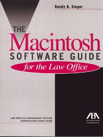 Cover for The Macintosh Software Guide for the Law Office