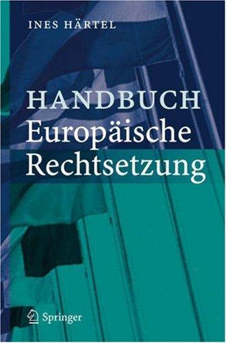 Cover for Handbuch Europäische Rechtsetzung