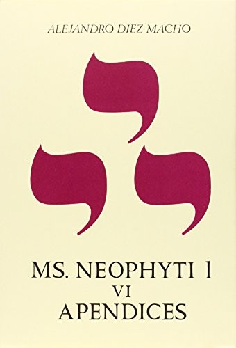 Cover for Neophyti 1, Targum Palestinense ms. de la Biblioteca Vaticana.