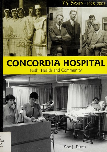 Cover for Concordia Hospital