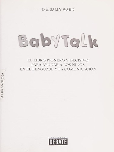 Cover for Baby Talk