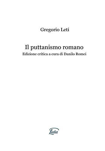 Cover for Il puttanismo romano