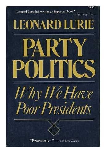 Cover for Party Politics
