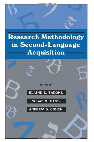 Cover for Research methodology in second-language acquisition