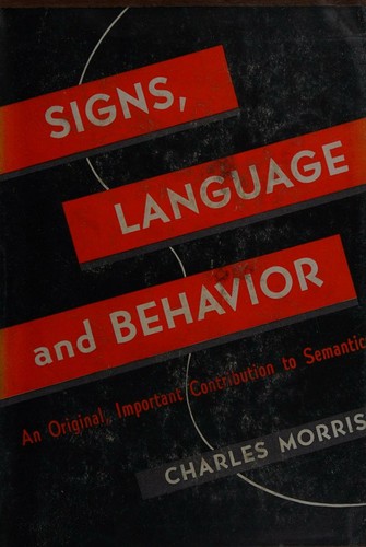 Cover for Signs, language, and behavior