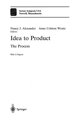 Cover for Idea to Product