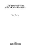Cover for An Introduction to Historical Linguistics