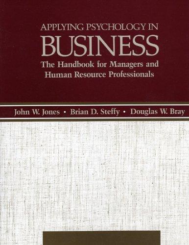 Cover for Applying psychology in business
