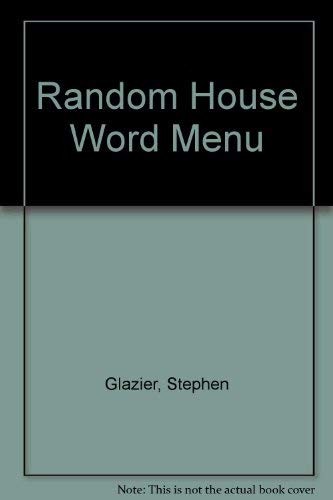 Cover for Random House Word Menu
