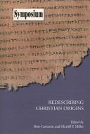 Cover for Redescribing Christian Origins (Society of Biblical Literature Symposium Series) (Society of Biblical Literature Symposium Series)