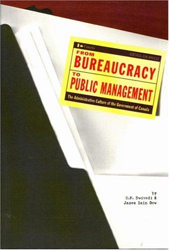 Cover for From bureaucracy to public management