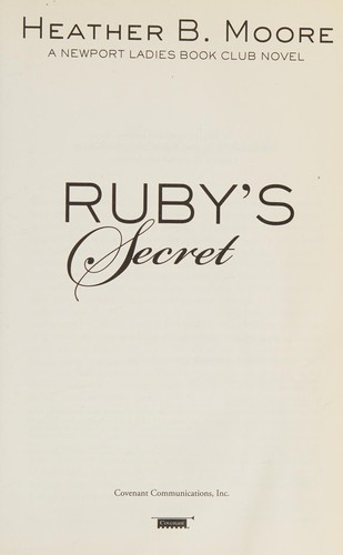 Cover for Ruby's secret