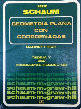 Cover for Teoría y problemas de geometría plana con geometría de coordenadas