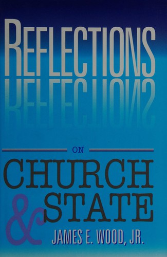 Cover for Reflections on church & state
