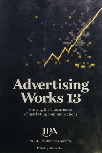 Cover for Advertising Works 13