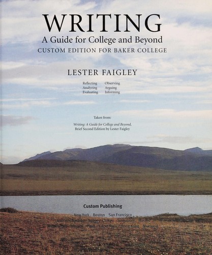 Cover for Writing