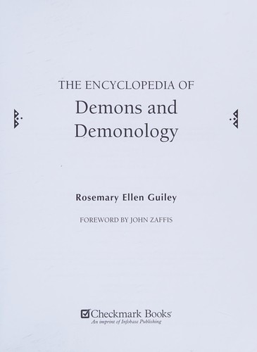 Cover for The encyclopedia of demons and demonology