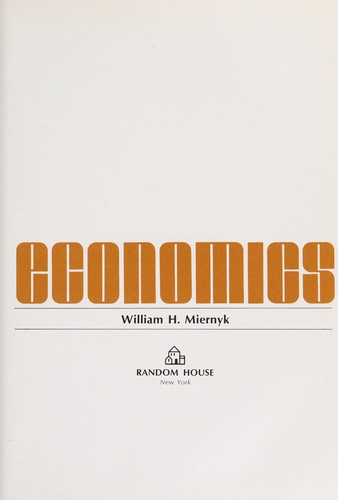 Cover for Economics