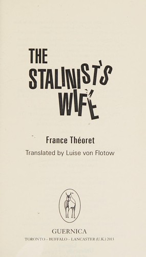 Cover for Stalinist's Wife