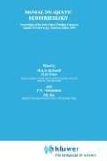 Cover for Manual on aquatic ecotoxicology
