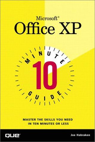 Cover for 10 Minute Guide to Microsoft Office XP