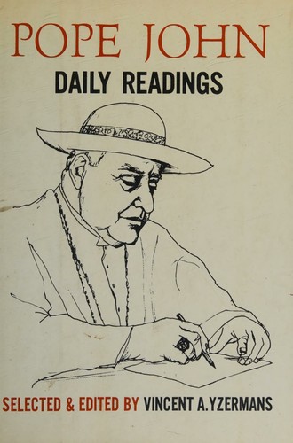 Cover for Pope John: daily readings.