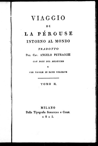 Cover for Viaggio di La Pérouse intorno al mondo