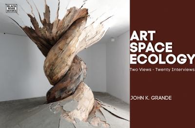Cover for Art, Space, Ecology ; Two Views Twenty Interviews
