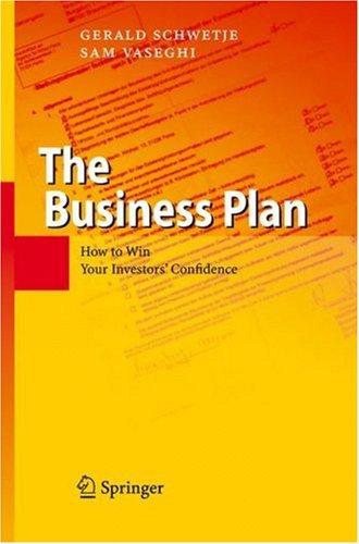 Cover for The Business Plan