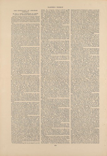 Cover for The genealogy of Abraham Lincoln