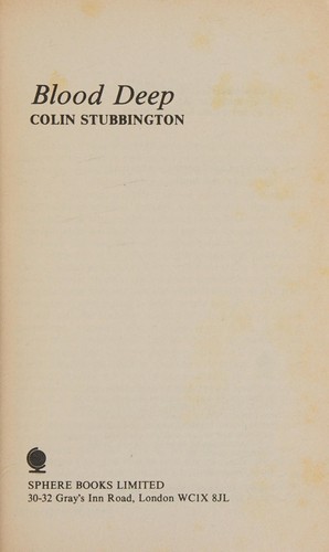 Cover for Blood deep