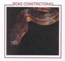 Cover for Boas constrictoras