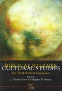 Cover for Biblical studies-- cultural studies