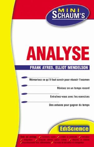 Cover for Analyse