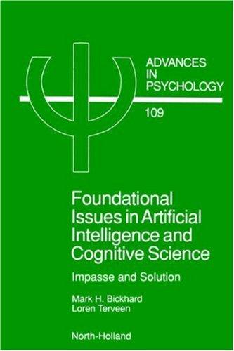 Cover for Foundational issues in artificial intelligence and cognitive science