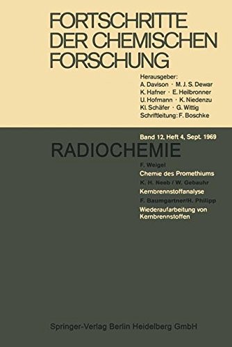Cover for Fortschritte der Chemischen Forschung