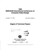 Cover for 1993 IEEE/ACM International Conference on Computer-Aided Design, November 7-11, 1993, Santa Clara, California