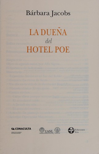 Cover for La dueña del Hotel Poe