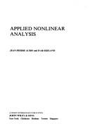 Cover for Applied nonlinear analysis