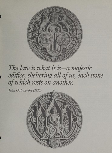 Cover for Law, Senior division