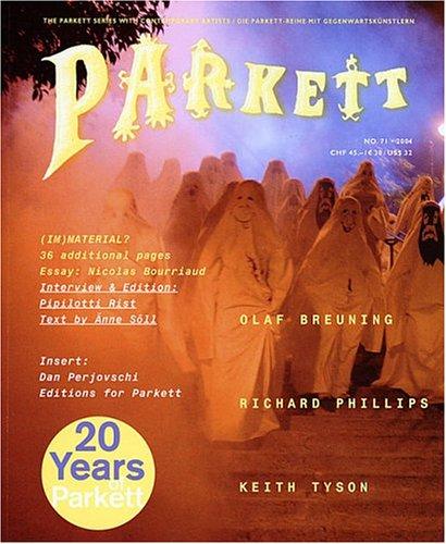 Cover for Parkett No. 71