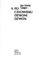 Cover for A po człowieku dzwoni dzwon