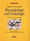 Cover for Allgemeine und Spezielle Pharmakologie und Toxikologie (German Edition)