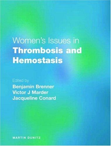Cover for Women's Issues in Thrombosis and Hemostasis
