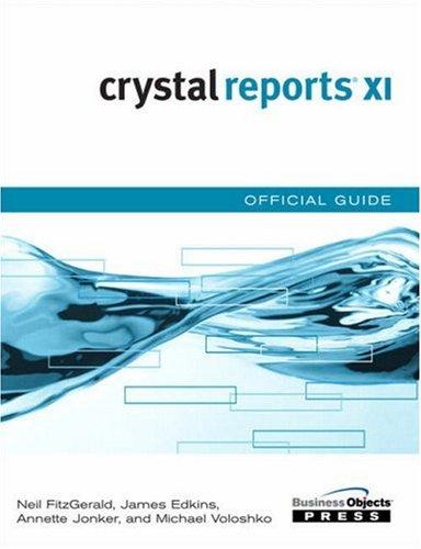 Cover for Crystal Reports XI Official Guide (Business Objects Press)
